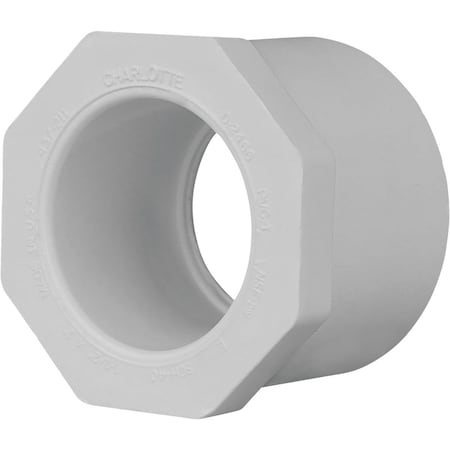Charlotte Pipe And Foundry 1-1/2 In. SPG x 1 In. Slip Schedule 40 PVC Bushing PVC 02107 1150HA